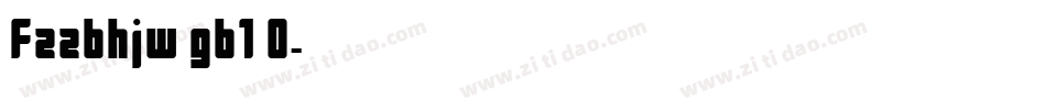 fzzbhjw gb1 0字体转换